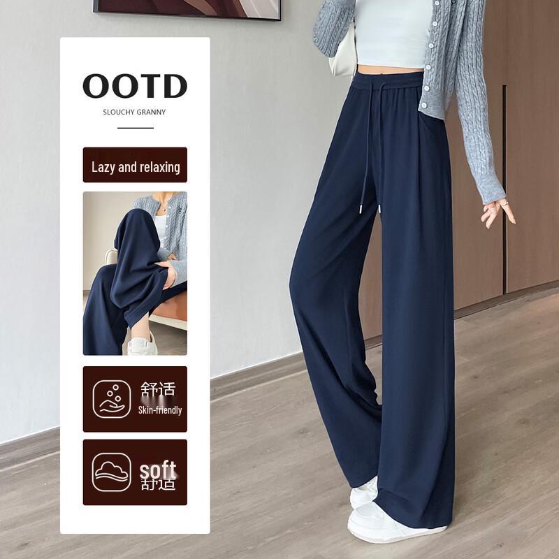 

Women s High-Waisted Wide-Leg Casual Pants XL