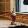 Anti-slip Liquid Hand Lotion Bottle Proof Pump Hand Soap Jar Retro Agate Soap Dispenser  Kitchen
