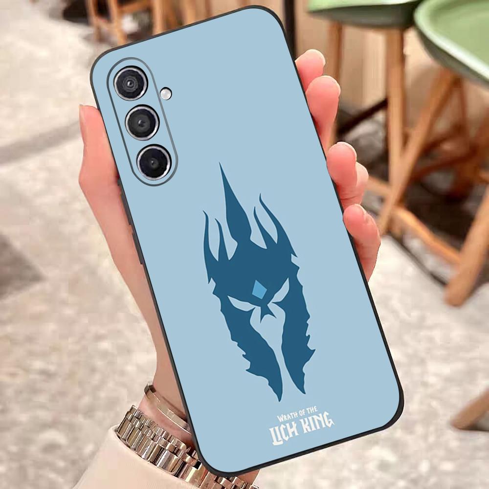 World Of Warcraft L-LichS King Phone Case For Samsung S25 Edge 24 23 22 21 20 Ultra Plus Fe Galaxy A54 53 34 25 16 Silicon Cover