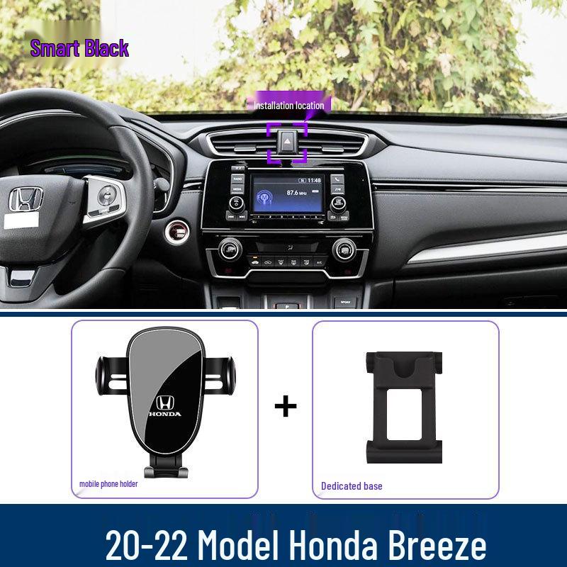 Honda Breeze Phone Holder: Air Vent Clip Mount for Navigation and Interior Accessories