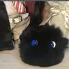 Cat Cute Blush Plush Keychain Soft Furry Handmade Backpack Decoration Souvenir