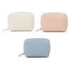 Personalized Ple Cosmetic Bag Portable Waterproof Multifunctional Handbag Fashion PU Solid Color Pouch Large Capacity