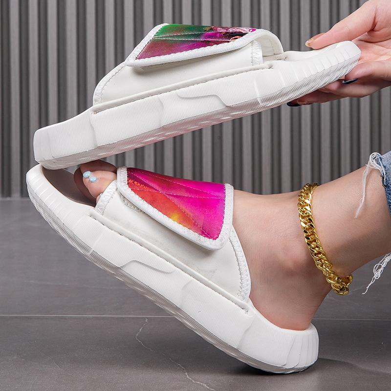 TUINANLE Summer Shoes Women Sandals Slippers Painted-on Comfortable Slip-on Casual Sandal Fashion Unisex Shoes Men