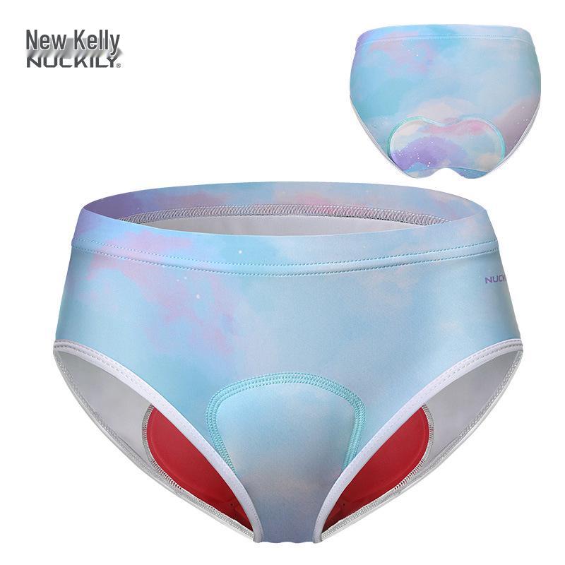 

NUCKILY Women s Breathable Silicone Shock-Absorbing Cycling Shorts S