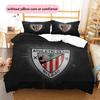 Athletic Club Muster Bettwäsche Steppdecken-Set Heimdekoration Geschenk (1 Bettbezug + 2 Kissenbezüge (ohne Füllung))