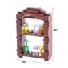 Medieval MOC Scene Building Block Gallow Pirate Ship Cage Elf Treehouse Wizard Kitchen Furniture Pool Notice Board Toy Gift K026