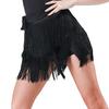 Latin Dance Dress: Women's Tassel Skirt Performance Costume with Apron Scarf