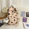 Schoolbag spring new milk whirring cute sweet girl travel backpack Korean ins college wind polka dot light backpack