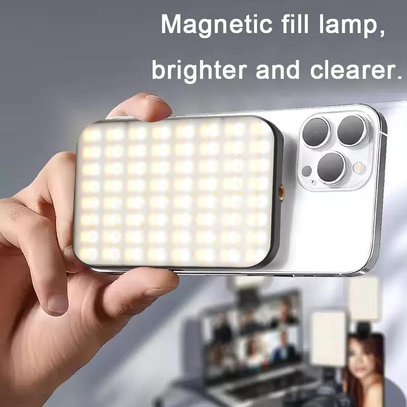 Rgb Led Fill Light Live Broadcast Lamp 3 Color Atmosphere Portable Selfie Light For Phone Camera
