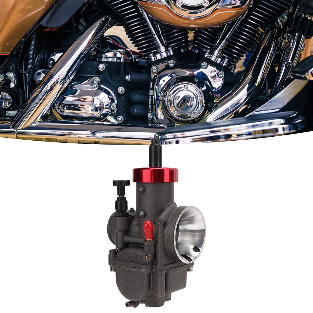 28mm Hand Choke Carburetor Metal Carb Assembly Replacement for Keihin CR80 CR80RB CR85 CR85R