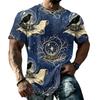 Unisex Loose Fit Casual Short Sleeve T Shirt Halloween Themed Print Top Comfortable Everyday Wear