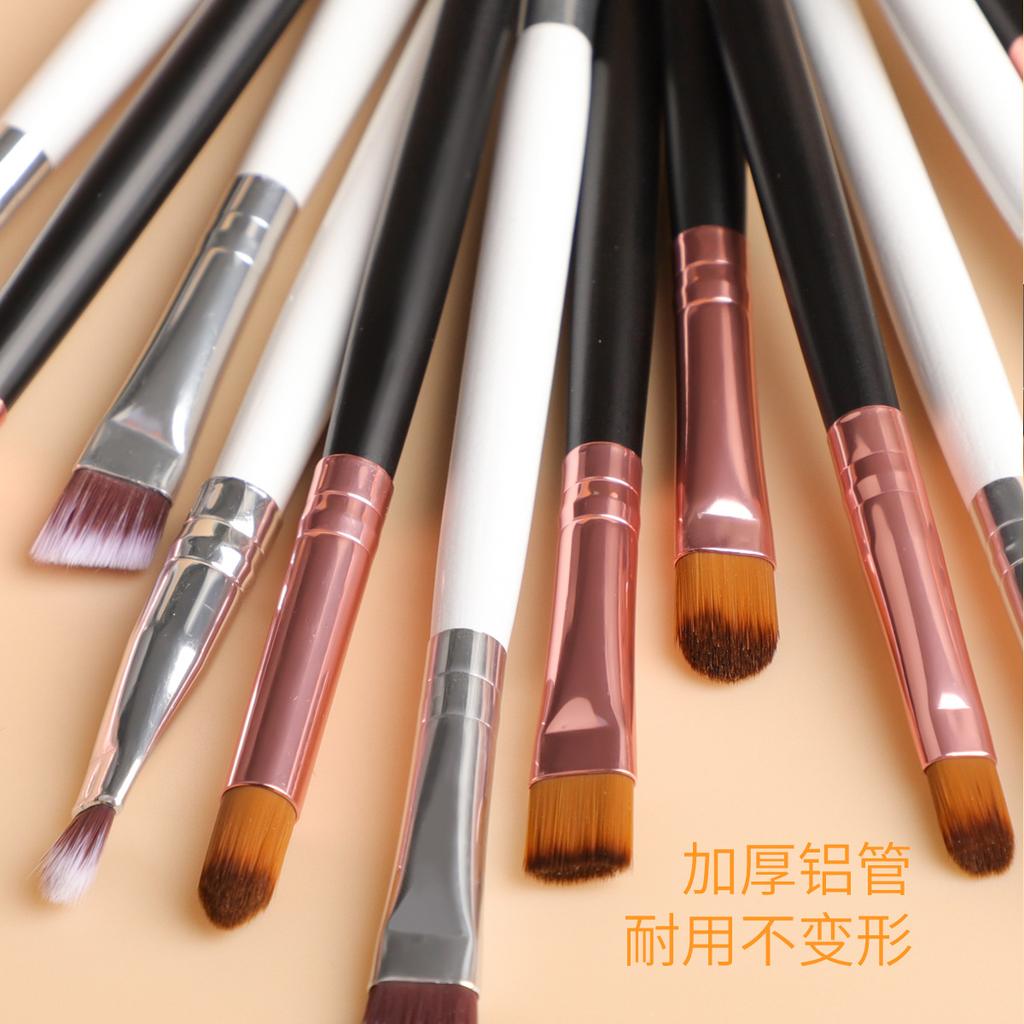Small six eye makeup brushes, eyeshadow brushes, eyebrow brushes, lip brushes, beauty tool sets.