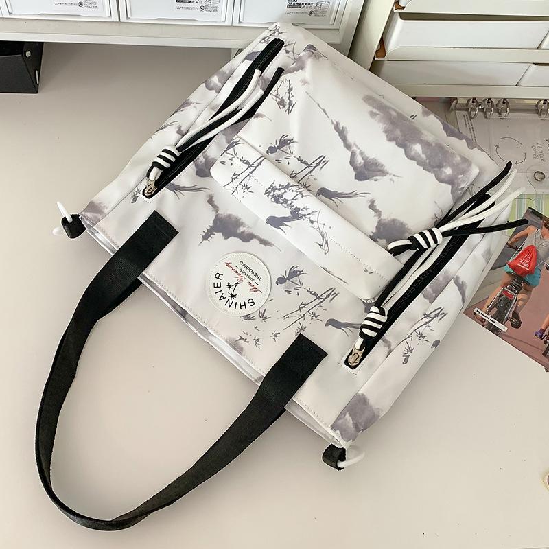 Children's schoolbag Elementary school student Junior high school girl college student Printed backpack