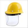 SHENGLI Yellow Fiberglass Safety Helmet Set with BGXZ36 Face Shield