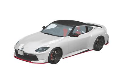 Aoshima Bunka Kyozai Rakupla Snap-Car RZ34 Fairlady Z NISMO 2024 Prism White Maßstab Kunststoffmodell 215mm (AOSHIMA) Nein. 06-PW 1/24 Vorgefärbter Bausatz,