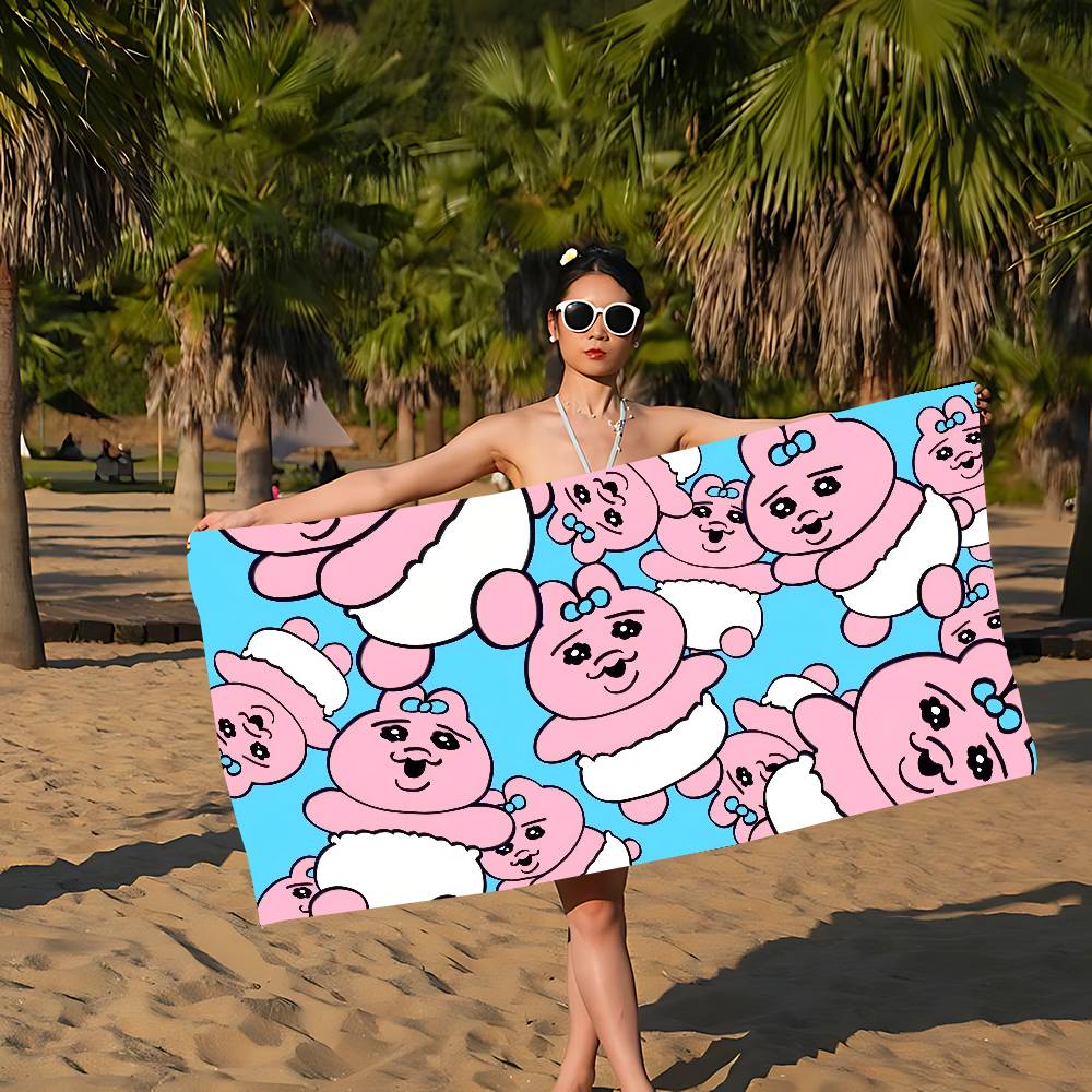 O-Opanchu Cute Usagi Microfiber Beach Towel Absorbent Quick dry Soft Yoga Swimming Resort Mountain Climbing Towel