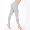 Leggings da yoga in cotone a vita bassa slim-fit europee e americane con design solleva-glutei
