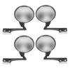 2 Set Of 4 Car Blind Spot Mirrors Car Side Convex Mirror Wide Angle Round Car Rear View Mirror
