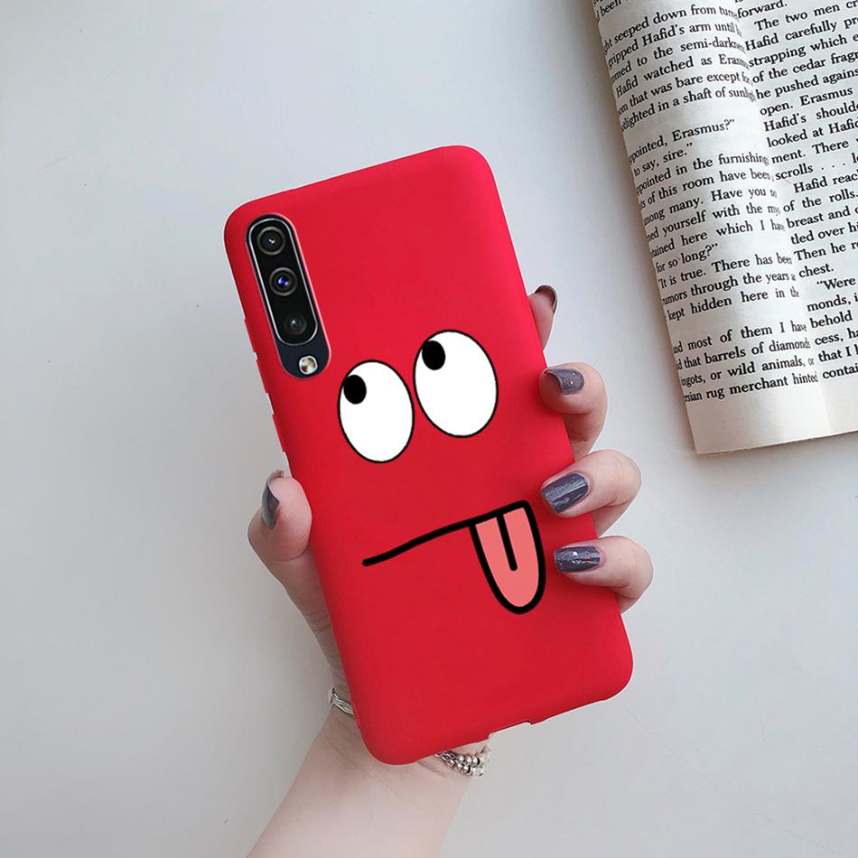 Love Heart Case For Samsung Galaxy A20 A30 A40 A50 A70 A20E Silicone Case Cute Cat Cactus Phone Cover Galaxy A20S A30S A50S Case