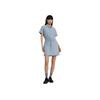 Levis Vintage Denim Collared Printed Short Sleeve Dress Women dresses Light-Blue 001BV-0001
