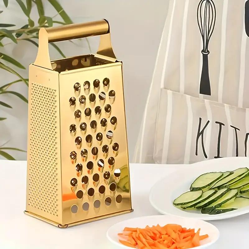 Grattugia Affilata in Acciaio Inossidabile Multi Funzionale Affettatrici per Verdure Sbucciatrice per Patate Grattugia per Carote Strumento da Cucina Zenzero Aglio