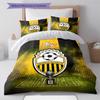 Deportivo Chicara FC Pattern Bedding Set Quilt Cover Pillowcase Home Decor Gift (1 * duvet cover + 2 * pillowcase, without core)