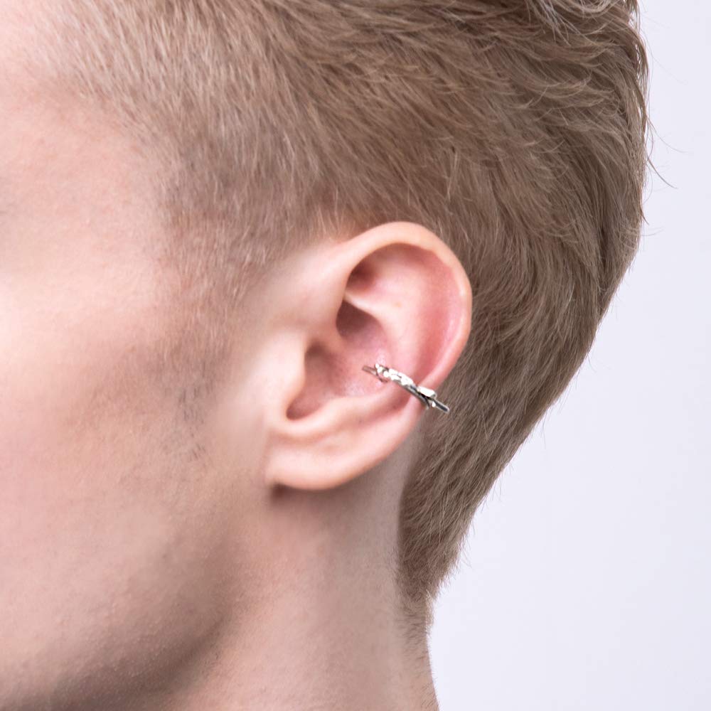 Artemis Classic Shooting Star Ear Cuff (ac-ace0151) - Silver Accessories for Men and Women, Brand Jewelry, Silver Faux Earrings, Non-Pierced