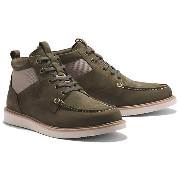Timberland Newmarket Ii Chukka Casual Slip-Resistant Mid-Top Sneakers Men Sneakers Army-Green A2AHMA58