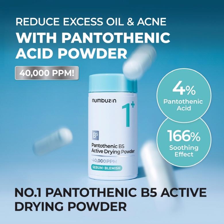 

Pantothenic B5 Active Drying Powder 7g / 0,24 oz.
