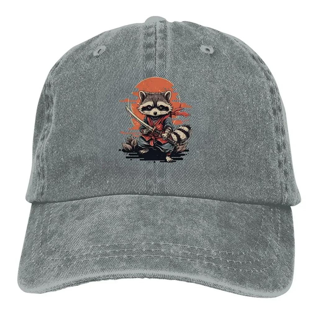 Japanese Raccoon Baseball Cap Men Hats Women Visor Protection Snapback Raccoon Lover Caps