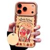 Cake Baking Star People Suitable for Apple 16/17promax Mobile Phone Case IP15 Drum Bag Leather Pattern 14Pro Large Hole
