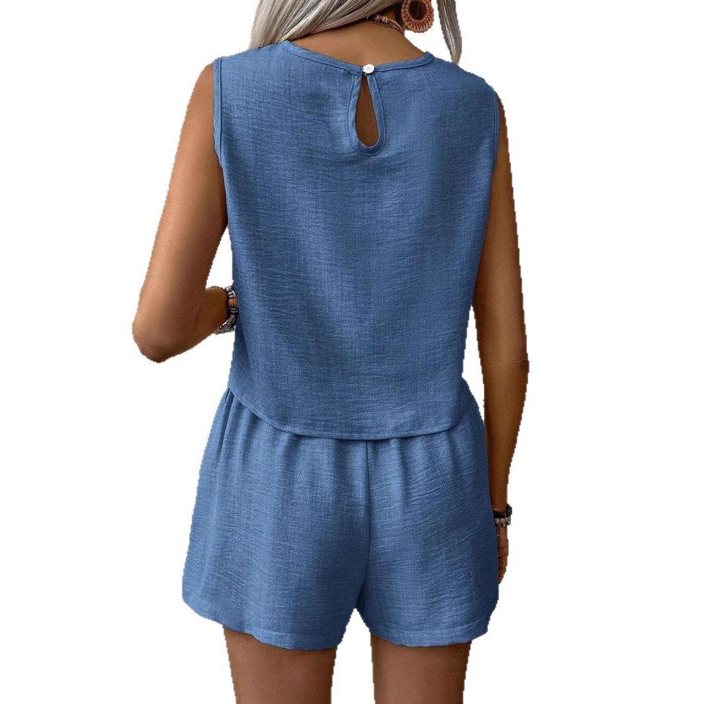 2025 Fashion Casual Vest Shorts Set - Hot-Selling In Europe and America