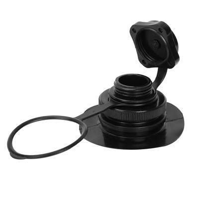 TPU Nozzle Octagonal Valve Inflatable Kayak Boat Valve Nozzle Base PVC Black