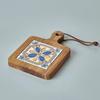 Hot Sale Home Wood Tiles Pot Mat Anti-Scalding Plate Mat Drink Coasters Wooden Placemats for Hot Tea Pots Non-slip Cup Mat