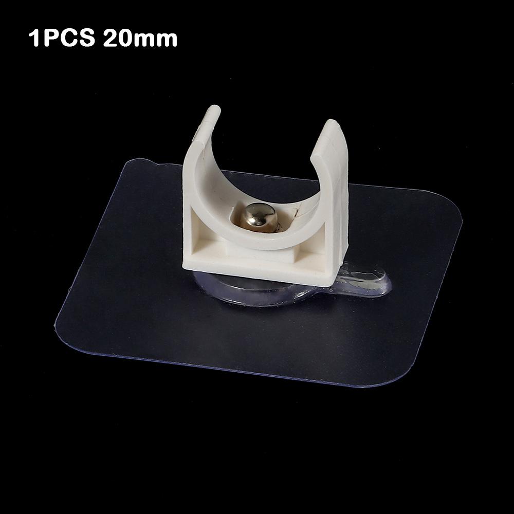 1Pc Punch-free Self-adhesive Pipe Clamp Aquarium Fish Tank Watering Adapter Water Tube Holder Garden Irrigation