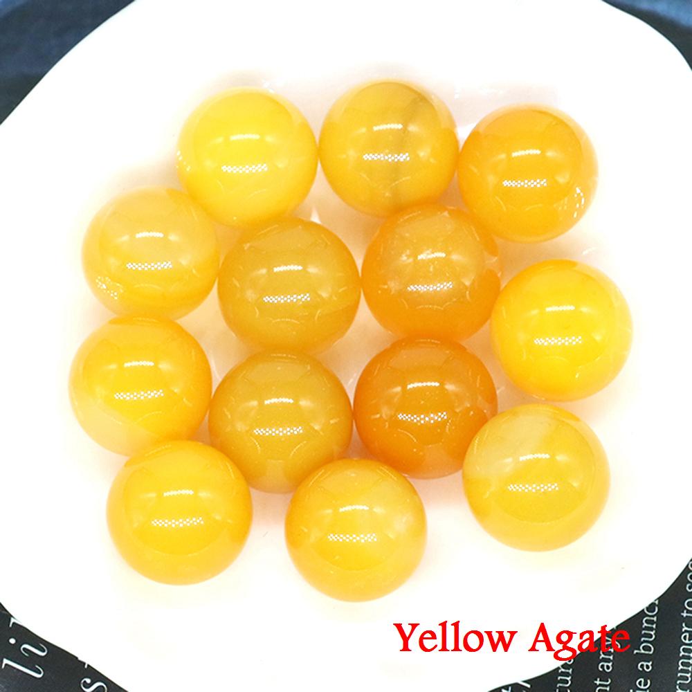 Margele Rotunde Mici din Cristal de Piatră Naturală de 16 mm, Vindecare Reiki, Cuarț, Ametist, Agat, Specimen Mineral, Glob, Chakra, Vânzare cu Ridicata