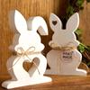1PCS Rabbit Silicone Mold for DIY Resin Plaster-Upright-Ear& Floppy Ear Bunnies,Easter Ornaments,Candle/Wax Molds,for Home Decor