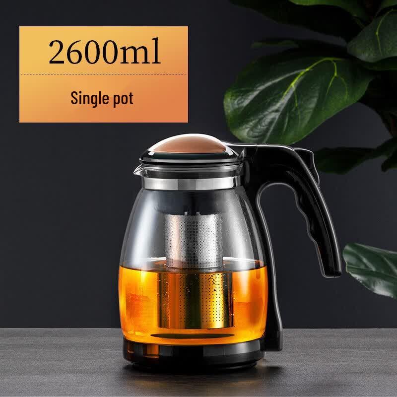ZISIZ Glass Tea Infuser Pot