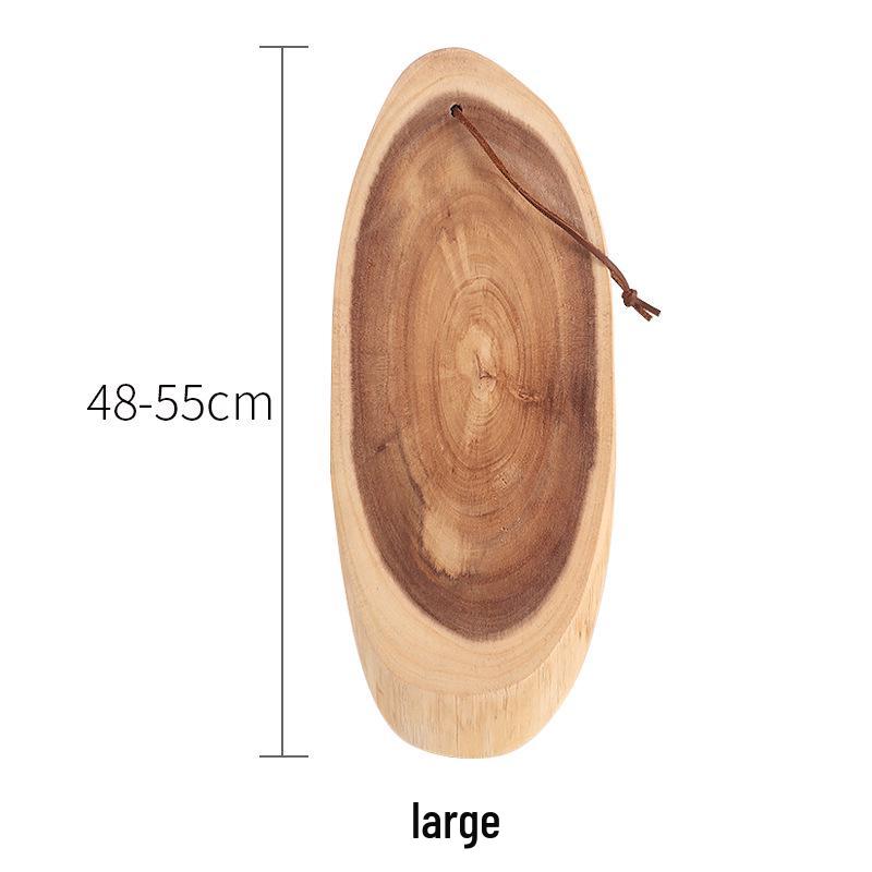 High-End Irregular Acacia Wood Cutting Board & Platter for Camping and Picnics