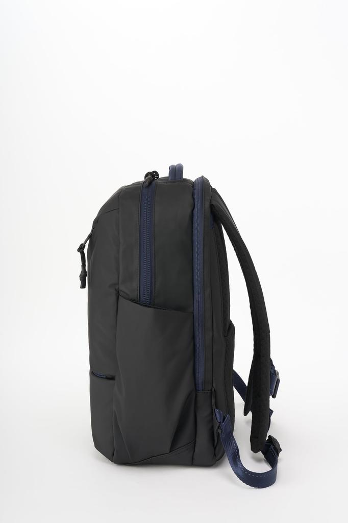 Samsonite Red Z-ZIP Backpack S, Business Bag, Official Japanese Product, Fits 15-inch Laptop, Men's and Women's, PVC Coating, Black/Navy, One Size