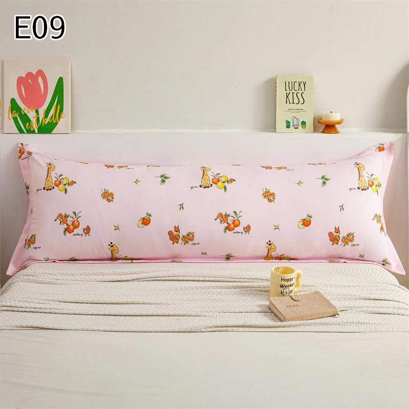 1Pcs 150Cm Lover One Piece Double Long Pillowcase Printed Home Sleeping Couple Pillow Cover Extended Bed Pillowcase Without Core