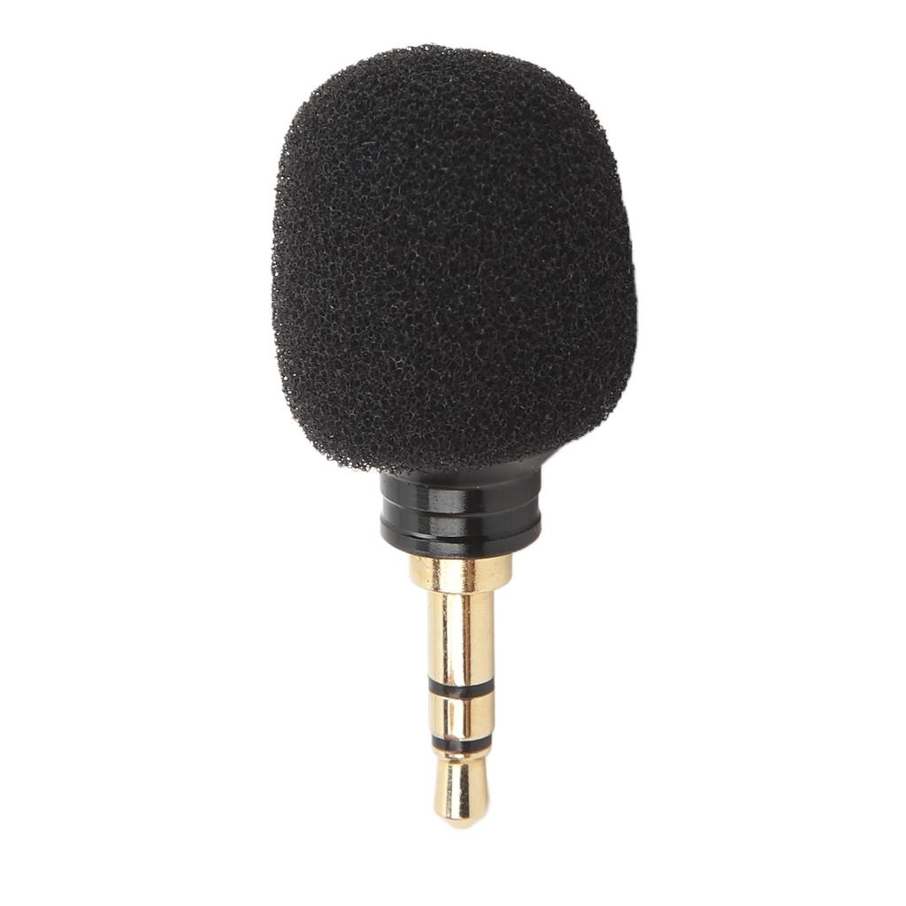 Mini Camera Condenser Microphone High Sensitivity Noise Canceling Omnidirectional 3.5mm Plug Tiny Microphone