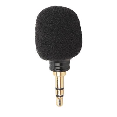 Miniaturowy mikrofon pojemnościowy do kamery, o wysokiej czułości, z redukcją szumów, dookólny, wtyczka 3,5 mm, mały