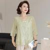 Chic Summer Seven-Sleeve Top for Women Over 50
