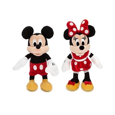 Disney Mickey and Minnie Mini Plush Toy Pair Set Red 2018 23.5cm