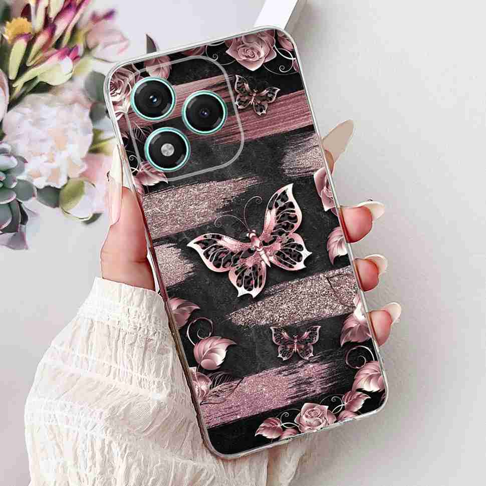 For Honor 400 Lite Casing ABR-NX1 Animal Butterfly Cover Soft Silicone Case For Honor 400 Honor400 Lite Protectors Phone Shell