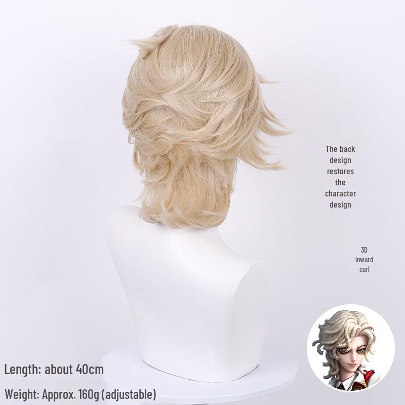 Cardamom Identity V Esports SRE Team Knight Cosplay Medium-Length Wig