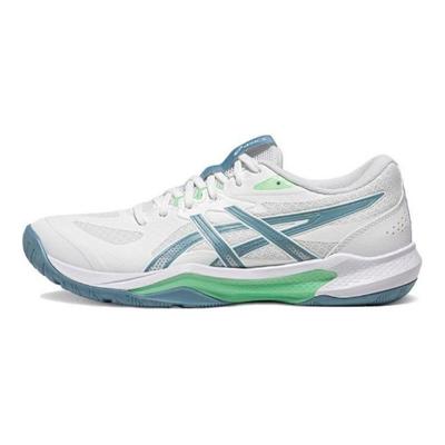 Gel-Tactic 13 Stabilität Low-Top Volleyballschuhe Herren Sneaker Weiß Grün 1071A114-102