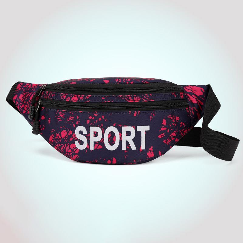 Mini uomo donna outdoor multifunzionale marsupio telefono portamonete borsa impermeabile pettorale