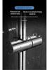Adjustable Stainless Steel No-Drill Shower Arm and Head Holder